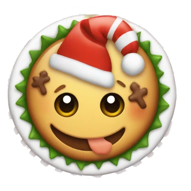 cute christmas food sticker