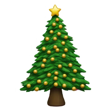 Christmas tree made from an American flag sticker