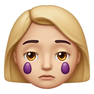 sad emoji with bruise under eye
no i would like skmilar to smiling face holding up tearsnot tears just bruise🥹this wmoji but with one bruise instead of tears sticker