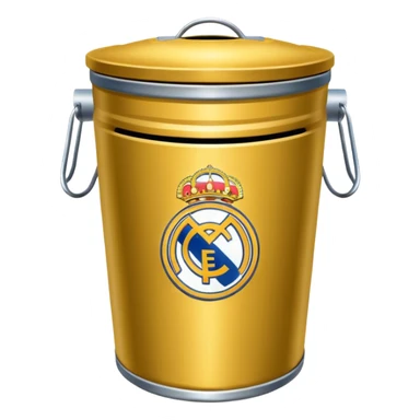 Real Madrid poubelle sticker