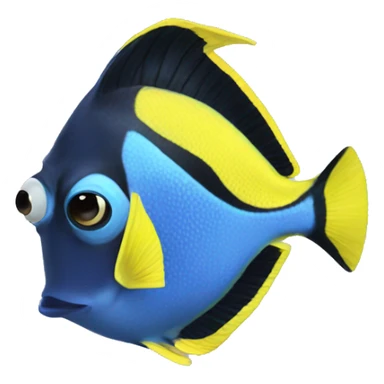blue tang sticker