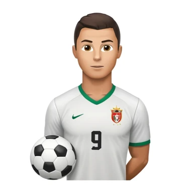 Joueur de foot ronaldo sticker