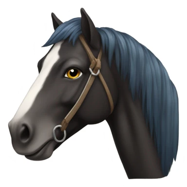 Caballo de mar negro sticker