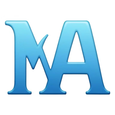 letters M and L to be connected just letters sticker