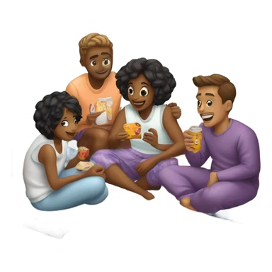sleepover sticker