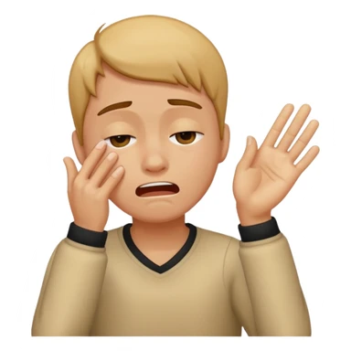 sobbing and dabbing sticker