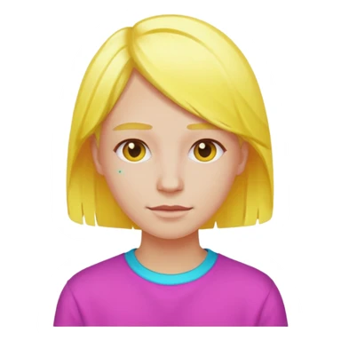 Neon  ,yellowHaired People  sticker