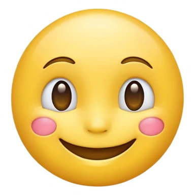 Thank you emoji in 2D sticker