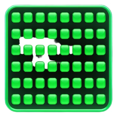 green code matrix sticker