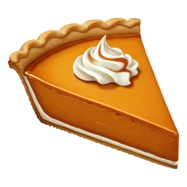 A slice of pumpkin pie sticker