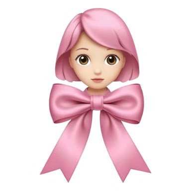 İt should give clean girl vibe it should be an emoji like an ribbon pink sticker