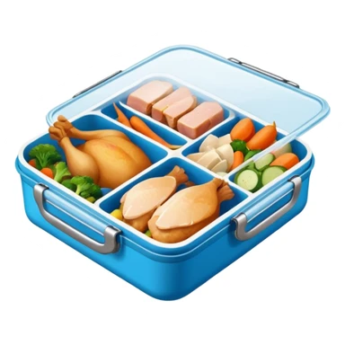 "mister energy" is a chain store selling healthy food, such as chicken, pork, or fish with vegetables.
create a logo without a person for this.
it's basically a lunch box iwth a clear lid on top sticker