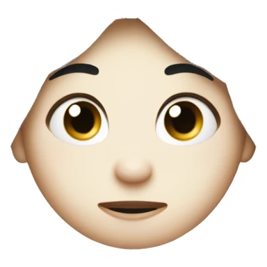 ice frozen star with snow without face cute sticker