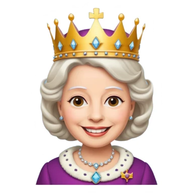 queen elizabeth  sticker