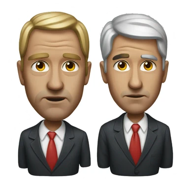 politic photorealistic serious sticker