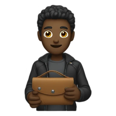 Dark Vadir with a wallet in his hand sticker