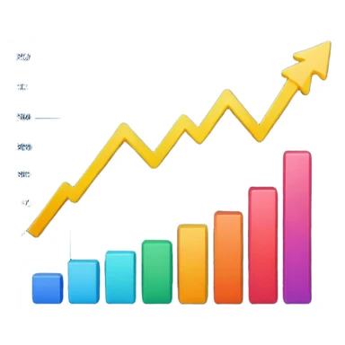 trading chart sticker