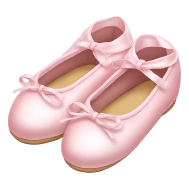 Light pink ballet slippers sticker