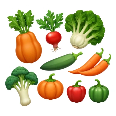 Veg name english  sticker