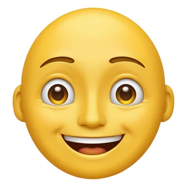 Create a yellow face nodding  sticker