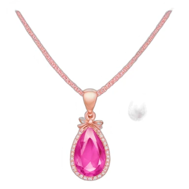 Pink jewelry sticker