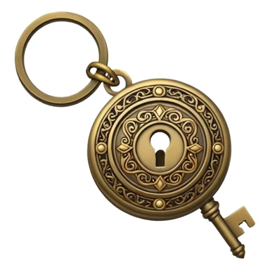 Dungeon key ring sticker