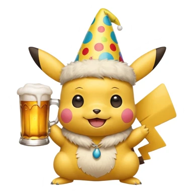 Pikachue bier sticker