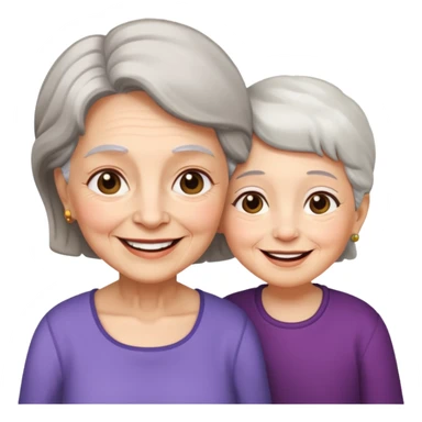 Grandmother - granddaughter sticker