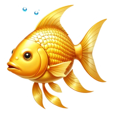 Bright golden fish with radiant glowing scales alongside a shining golden omega-3 capsule. Both elements emitting strong beams of light and sparkles, surrounding them with a brilliant aura. The scene is filled with luminous particles and light rays creating a magical, bright effect. sticker