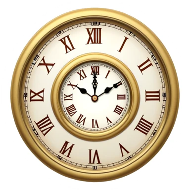 Alice in wonderland clock where all the numbers say Now! sticker