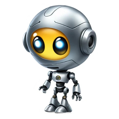 cute-robot-looking-in-the-mirror sticker