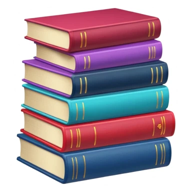 libros aesthetic de colores sticker