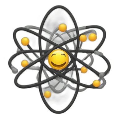 Atomic.finance Matt Black sticker