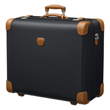 A soft-sided suitcase sticker