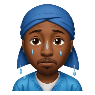 tupac, crying, fat sticker