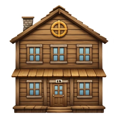 a building that says INN sticker