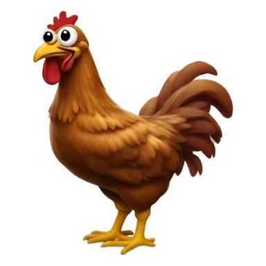 chicken with a dr pepper sticker
