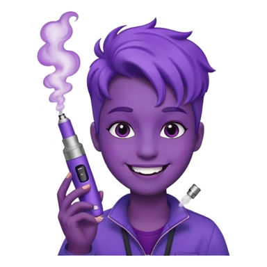 vape paars cute sticker