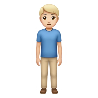 awkward standing  sticker