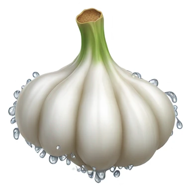 Garlic tearing up sticker