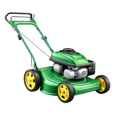 Lawn mower sticker