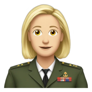 Marine LePen sticker