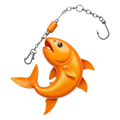 small fake bait fishing sticker