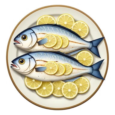 Dinner date fish sticker