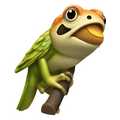 Un coquí cantando  sticker