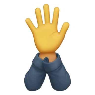 A pascual hear with hands sticker