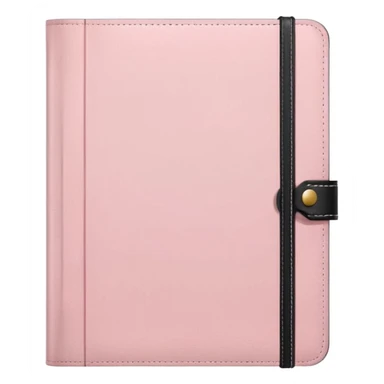Aesthetic light pink note journal book sticker