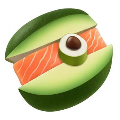 Maki saumon avocat  sticker