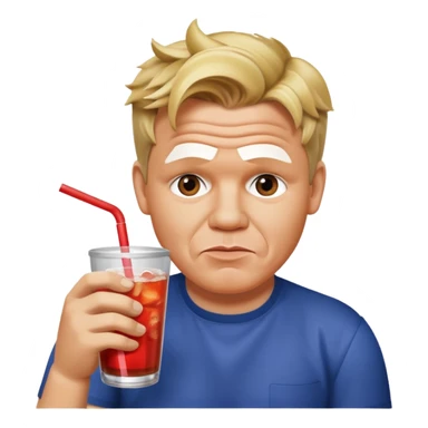 gordon ramsay sipping soda sticker