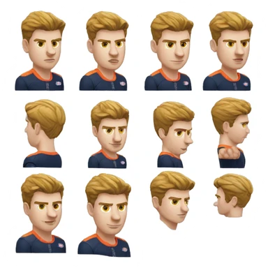 Max verstappen qui nage sticker